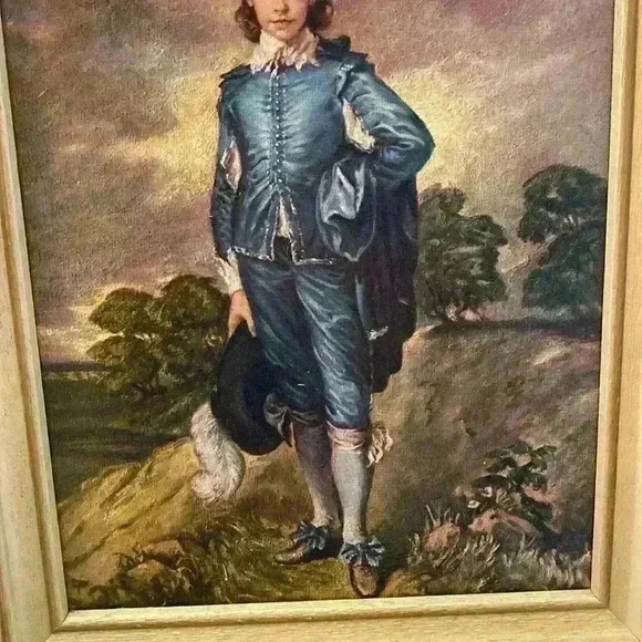 Pair of Vintage Pinkie and Blue Boy  Pictures - Picture 8 of 15